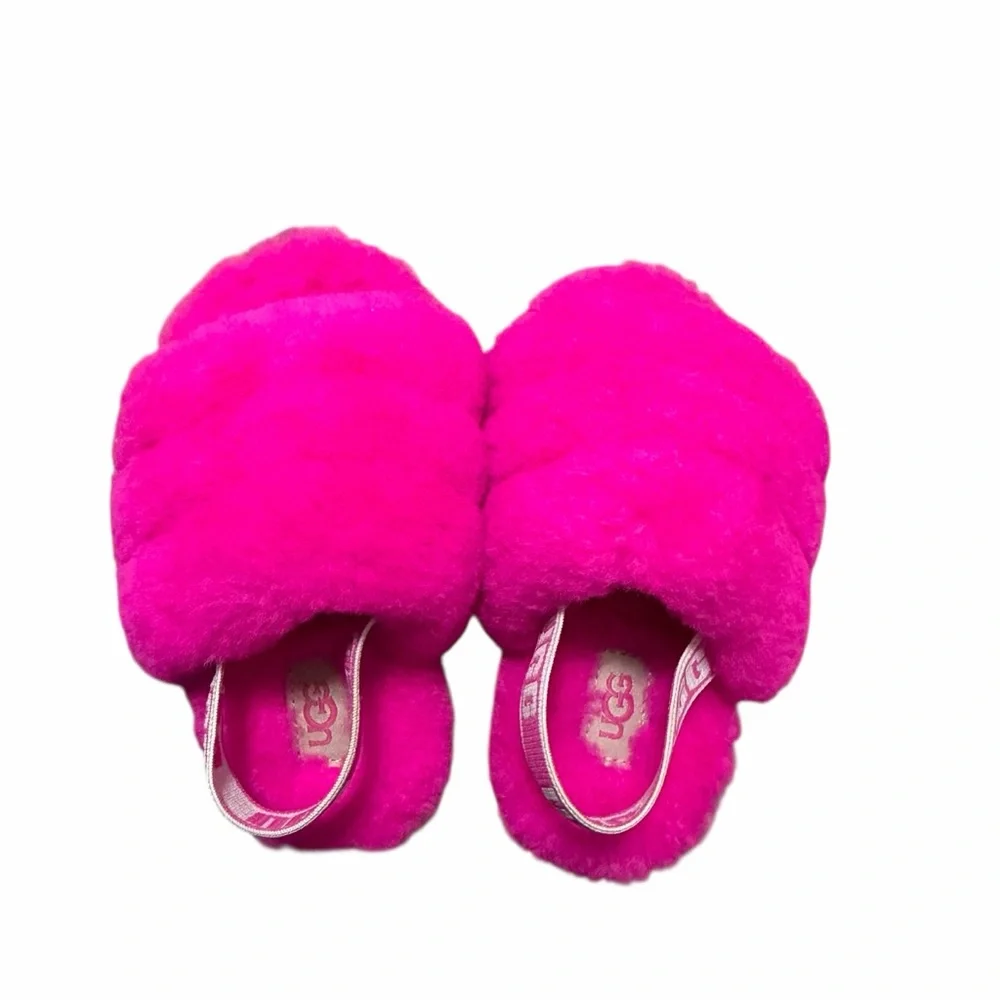 UGG Fluff Yeah Toddler Slides | Hot Pink‎ | Size 7